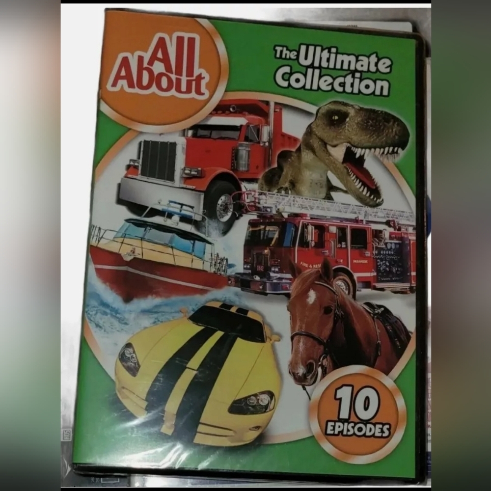 All About:The Ultimate Collection DVD Kids 10 EPISODES Boats Cars Trucks Horses